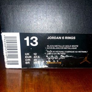 Air Jordan 6 Rings